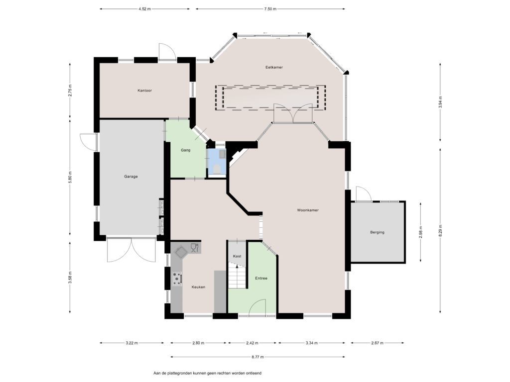 View floorplan of Begane grond of Hofstede 39