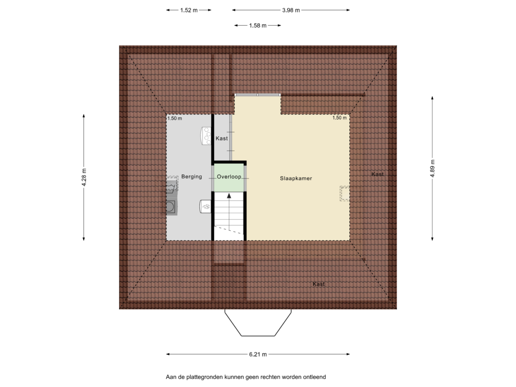 View floorplan of Tweede verdieping of Hofstede 39