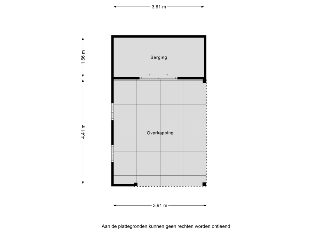 View floorplan of Tuinhuis of Hofstede 39