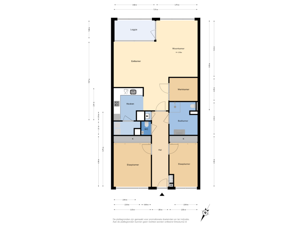 Bekijk plattegrond van 1e verdieping van Generaal Eisenhowerplein 20