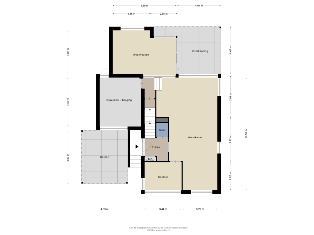 View floorplan of Begane Grond of Keizerlibel 5