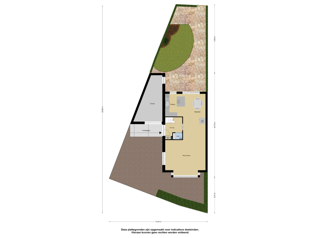 Bekijk plattegrond van Begane Grond_ Tuin van Blotenberglaan 66