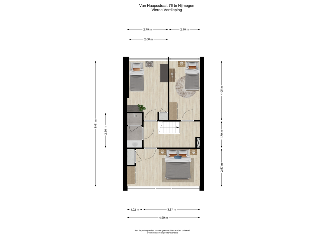 Bekijk plattegrond van Vierde Verdieping van Van Haapsstraat 76