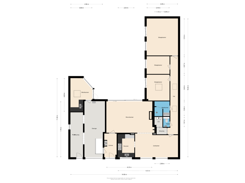 Bekijk plattegrond van Begane grond van J. van Heemskerklaan 18