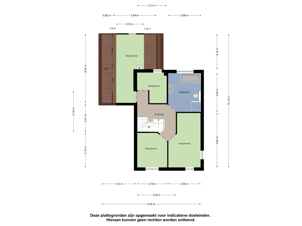 View floorplan of Eerste Verdieping of Smelleken 8