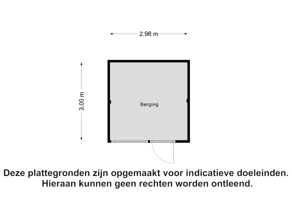 Bekijk plattegrond van Berging van Rozenlaan 39