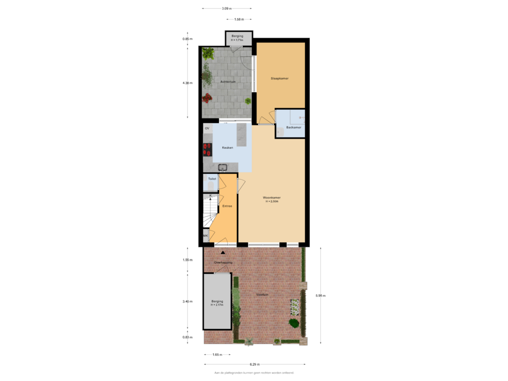 View floorplan of Situatie of Fazantpad 41