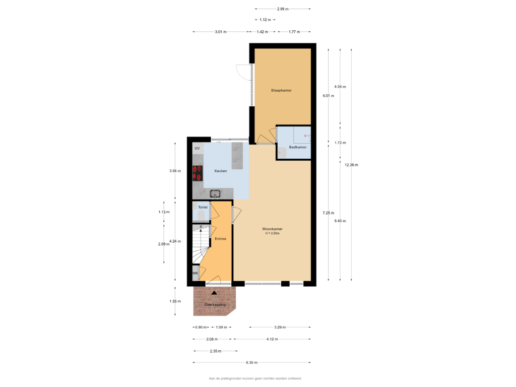 View floorplan of Begane Grond of Fazantpad 41