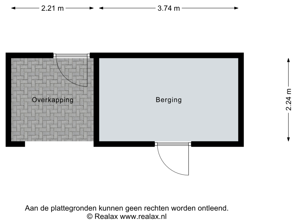 Bekijk plattegrond van Berging van Malvert 2703