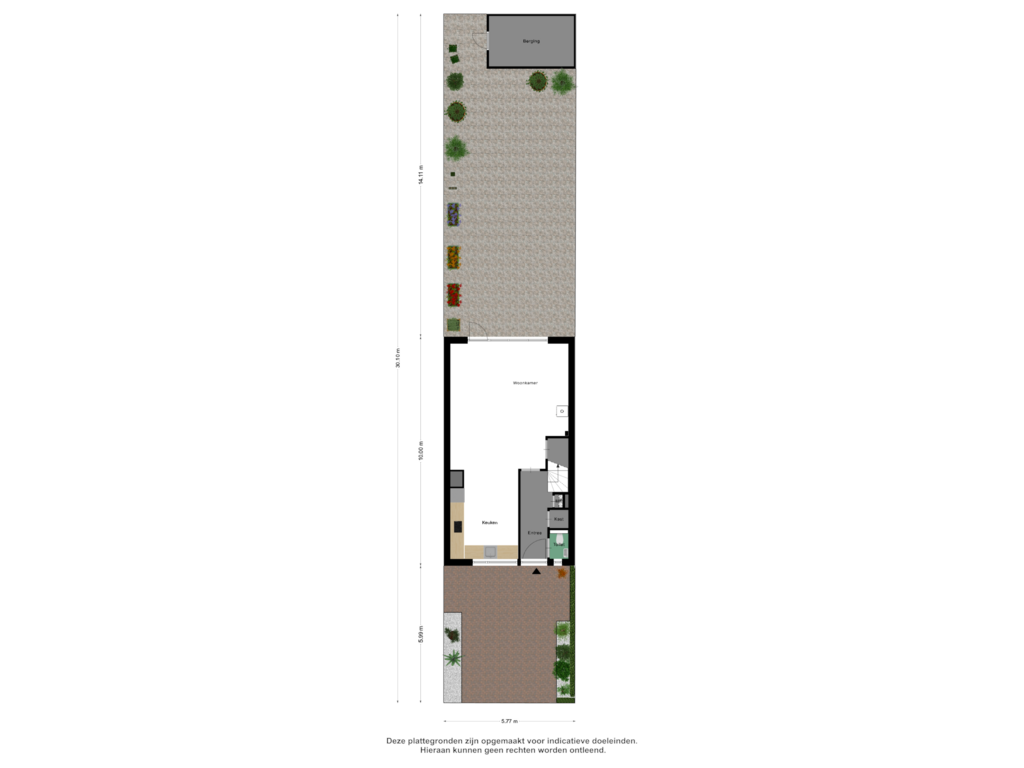 Bekijk plattegrond van Begane Grond_tuin van Bredaweg 25