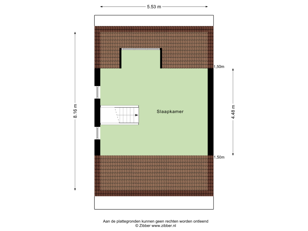 Bekijk plattegrond van Tweede Verdieping van Hooglandstraat 29