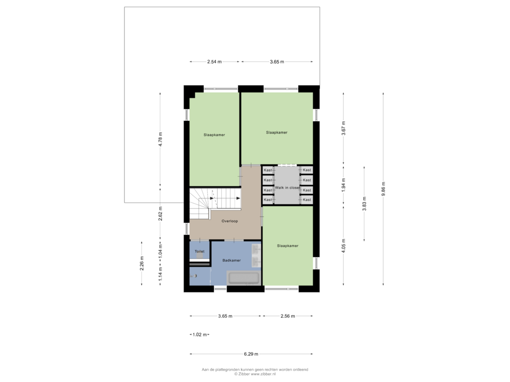 Bekijk plattegrond van Eerste Verdieping van Leeuwerik 29