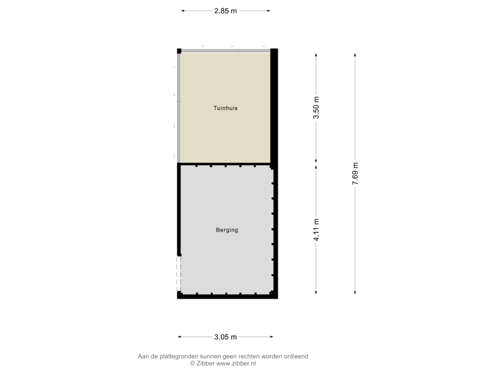 Bekijk plattegrond van Tuinhuis van Leeuwerik 29