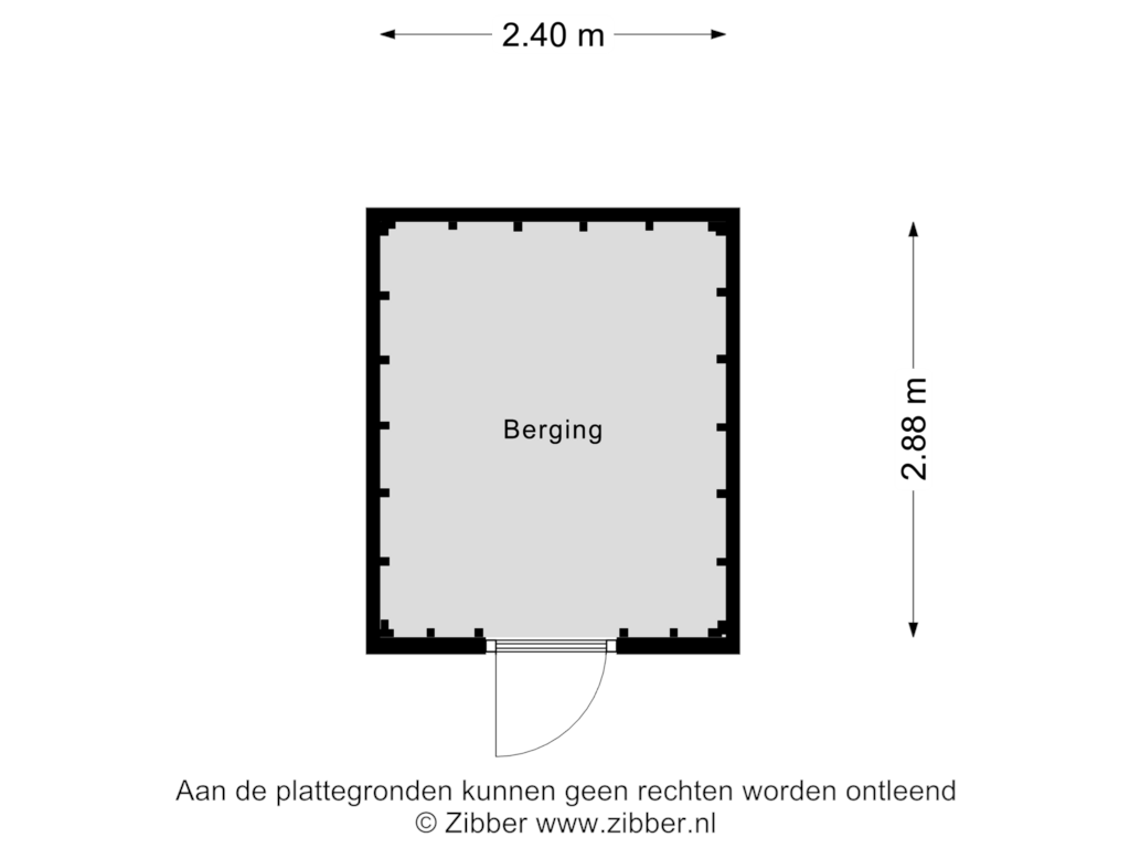 Bekijk plattegrond van Berging van Leeuwerik 29