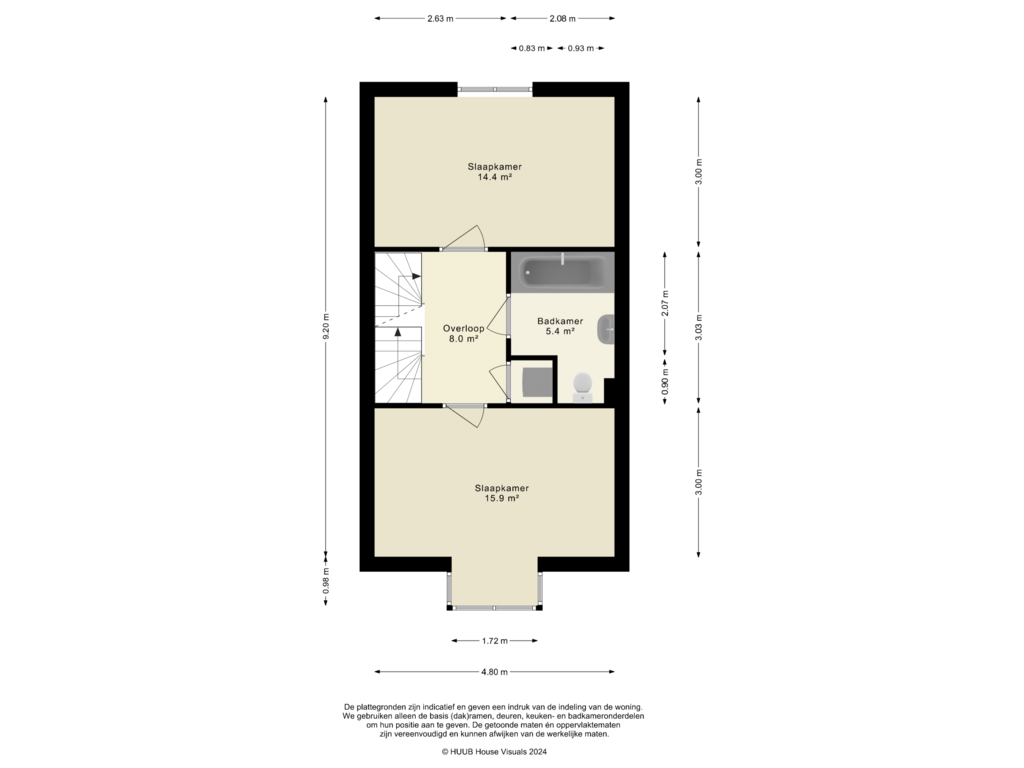 Bekijk plattegrond van 1e Verdieping van Lokistraat 11