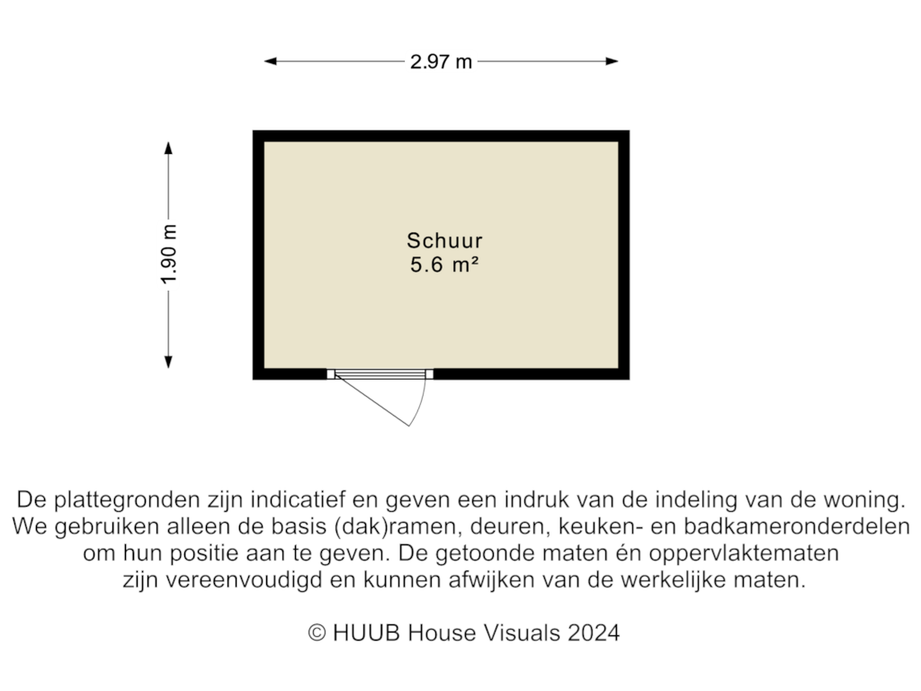 Bekijk plattegrond van Schuur van Lokistraat 11