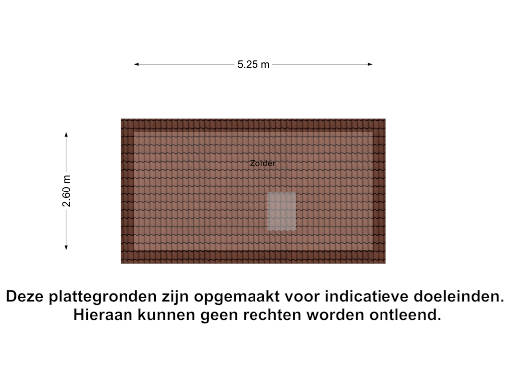 Bekijk plattegrond van Zolder van Dierenstraat 20