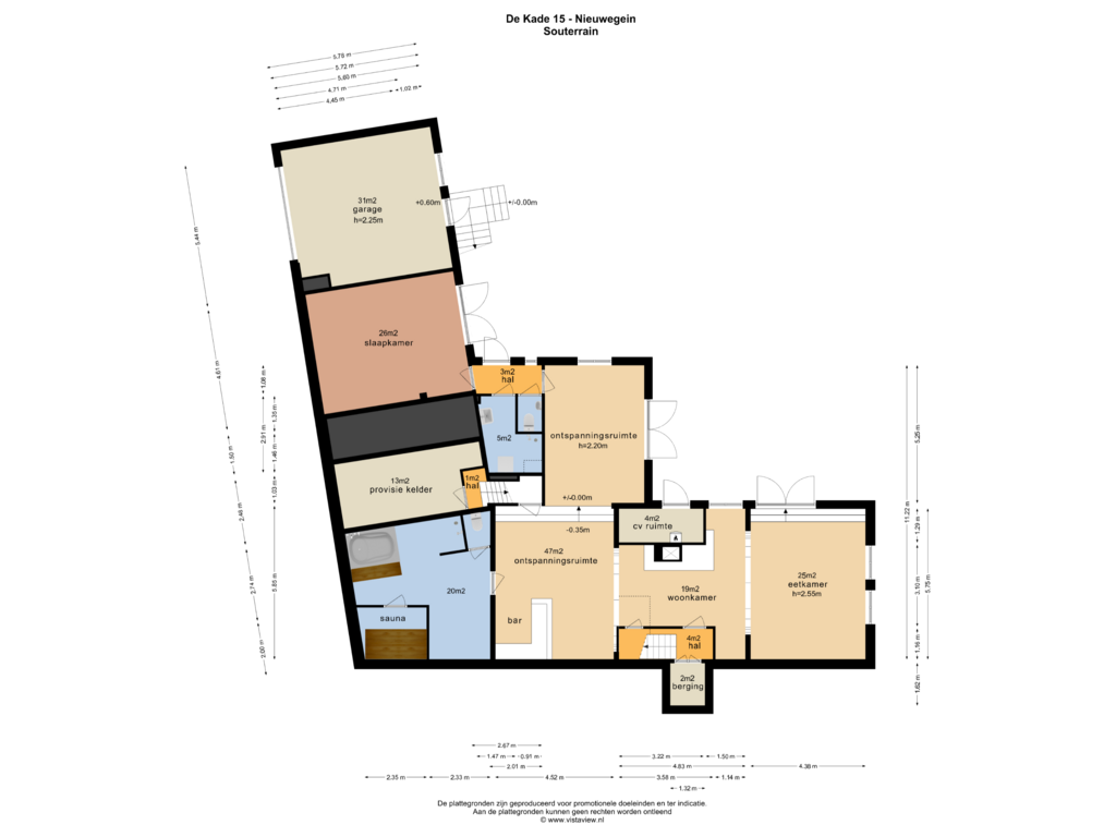 Bekijk plattegrond van SOUTERRAIN van De Kade 15