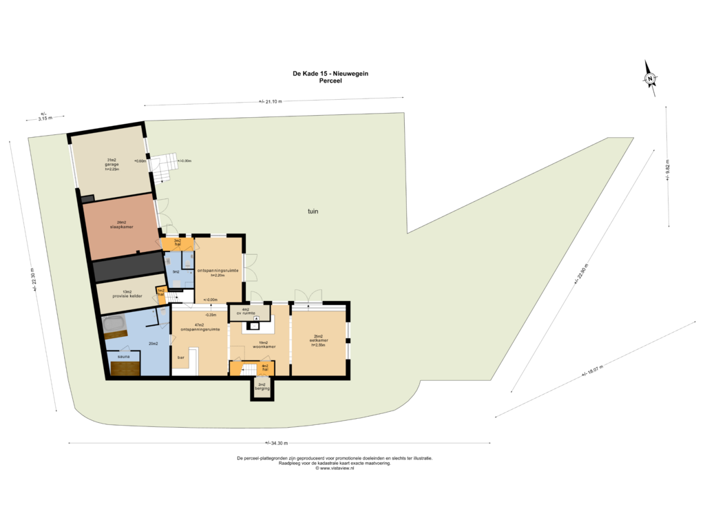 Bekijk plattegrond van PERCEEL van De Kade 15