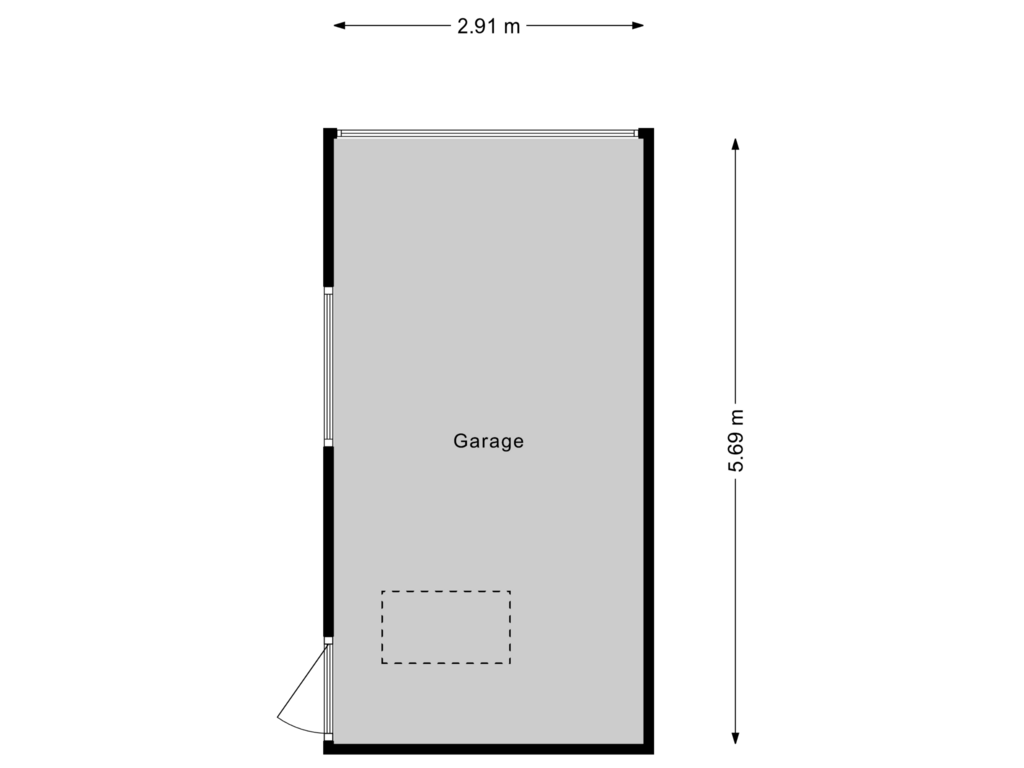 Bekijk plattegrond van Garage van Langestraat 8