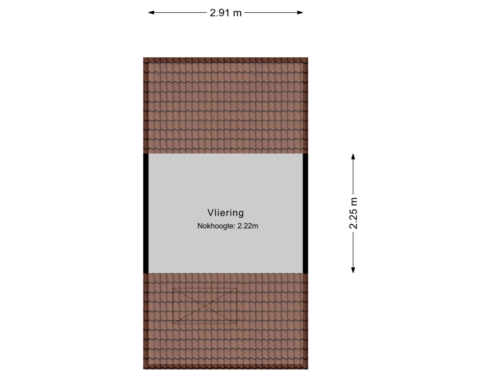 Bekijk plattegrond van Garage vliering van Langestraat 8