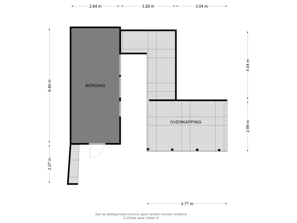 Bekijk plattegrond van Berging van Roskamp 10