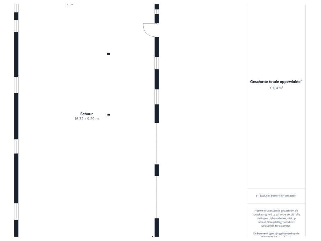 Bekijk plattegrond van Schuur van Lange Nieuwstraat 17