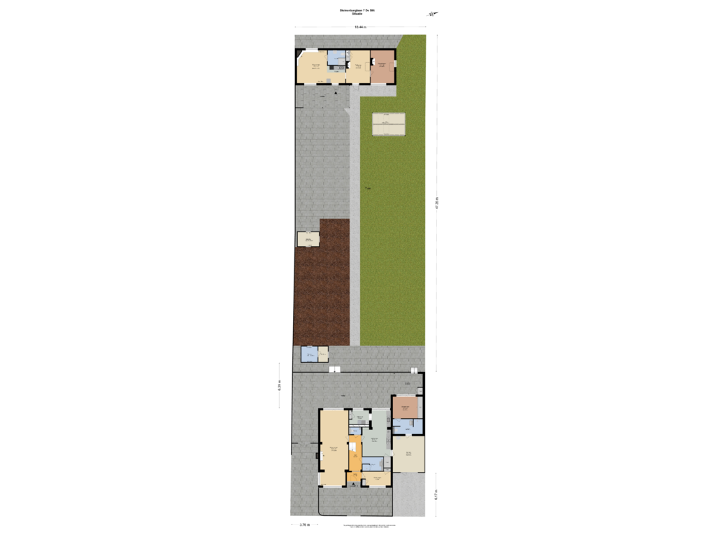 Bekijk plattegrond van Situatie van Steinenburglaan 7