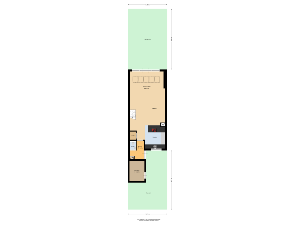 View floorplan of Situatie of Geerbron 28