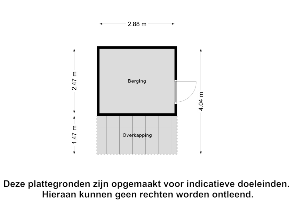 Bekijk plattegrond van Berging van Schermeerstraat 3