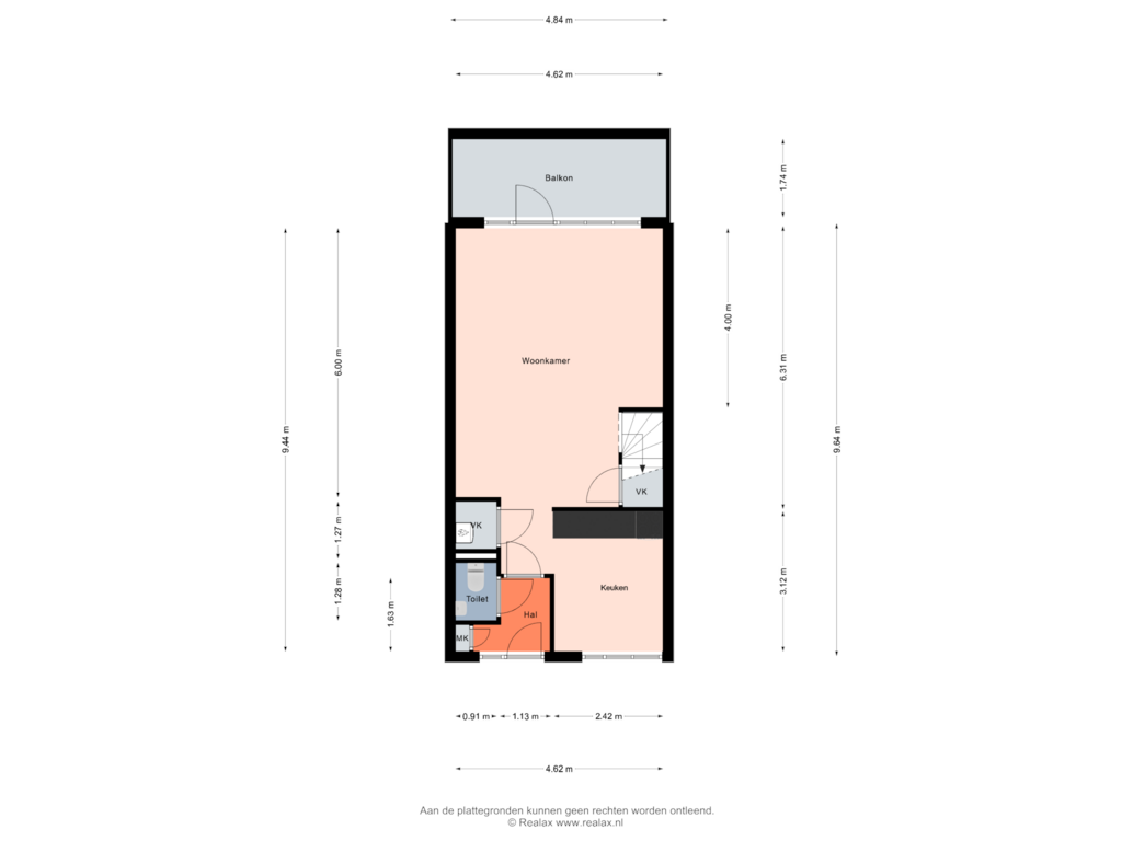 Bekijk plattegrond van Begane grond van Bloemstede 423