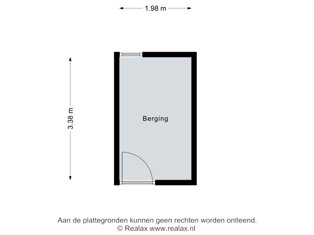 Bekijk plattegrond van Berging van Bloemstede 423