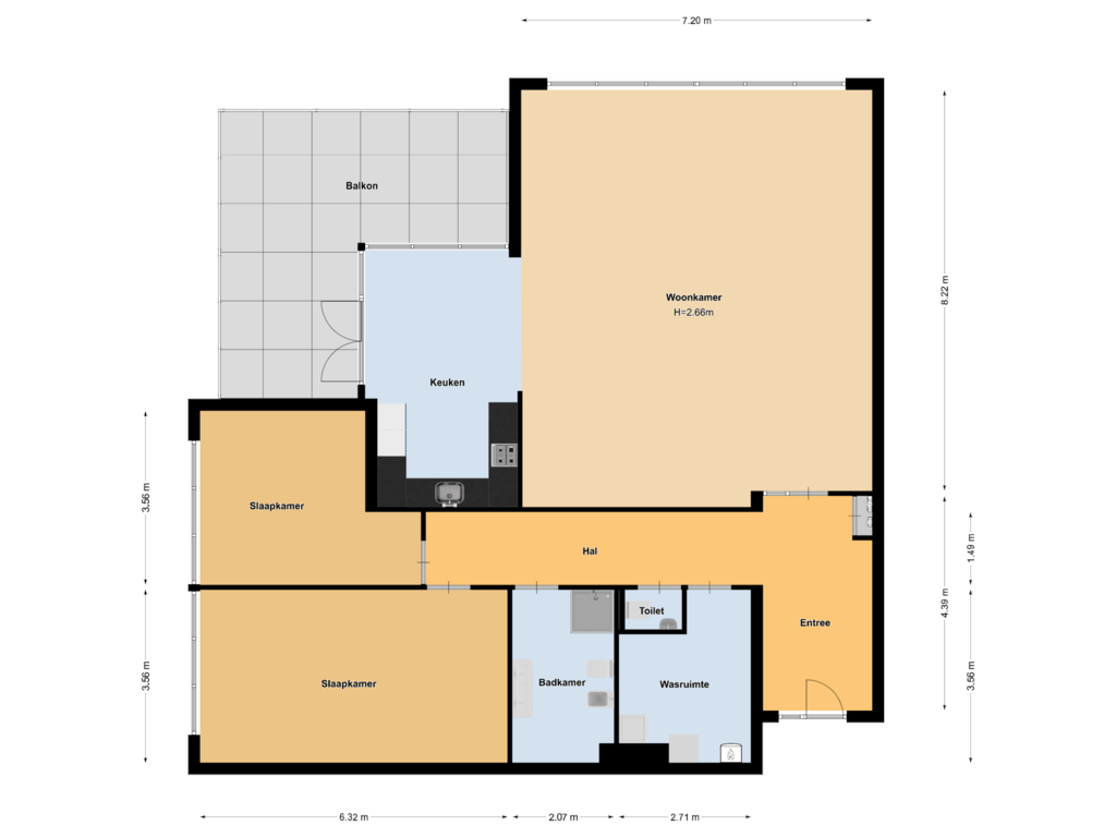 Bekijk plattegrond van First floor van Salamander 37