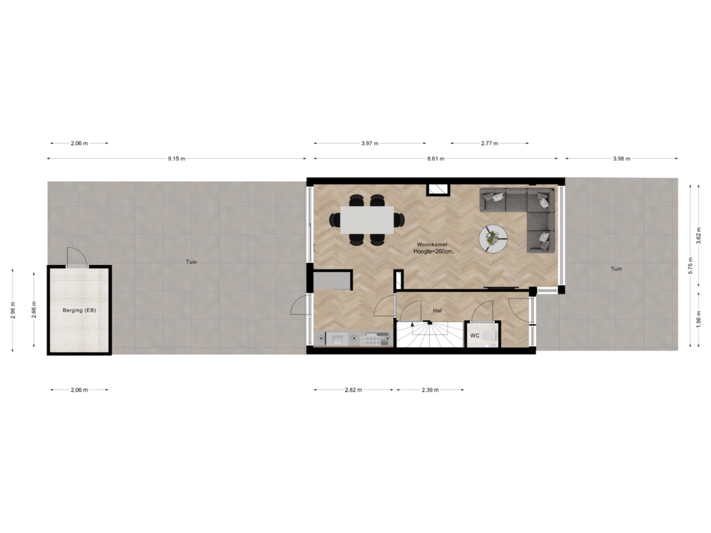 Bekijk plattegrond van Begane Grond van Paganinistraat 8