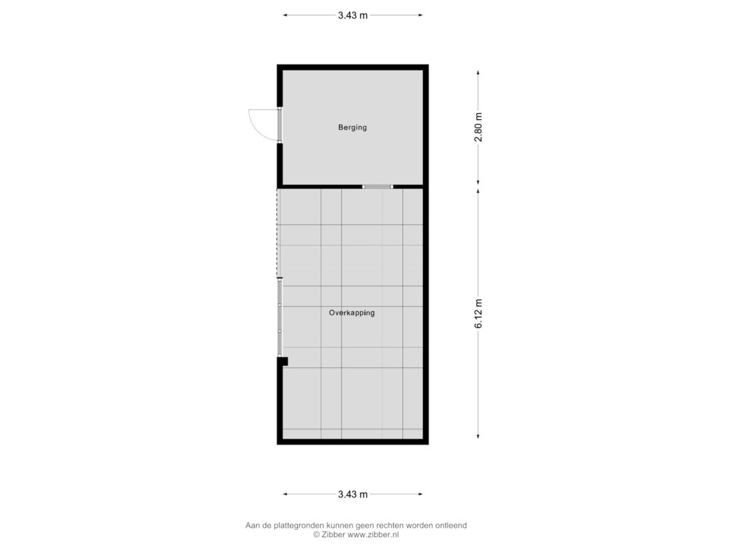 Bekijk plattegrond van Berging van Hennepstraat 61