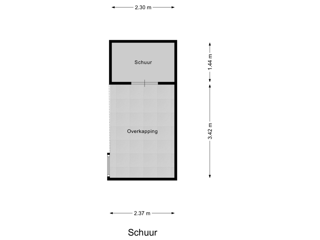 Bekijk plattegrond van Schuur van Tulpstraat 13