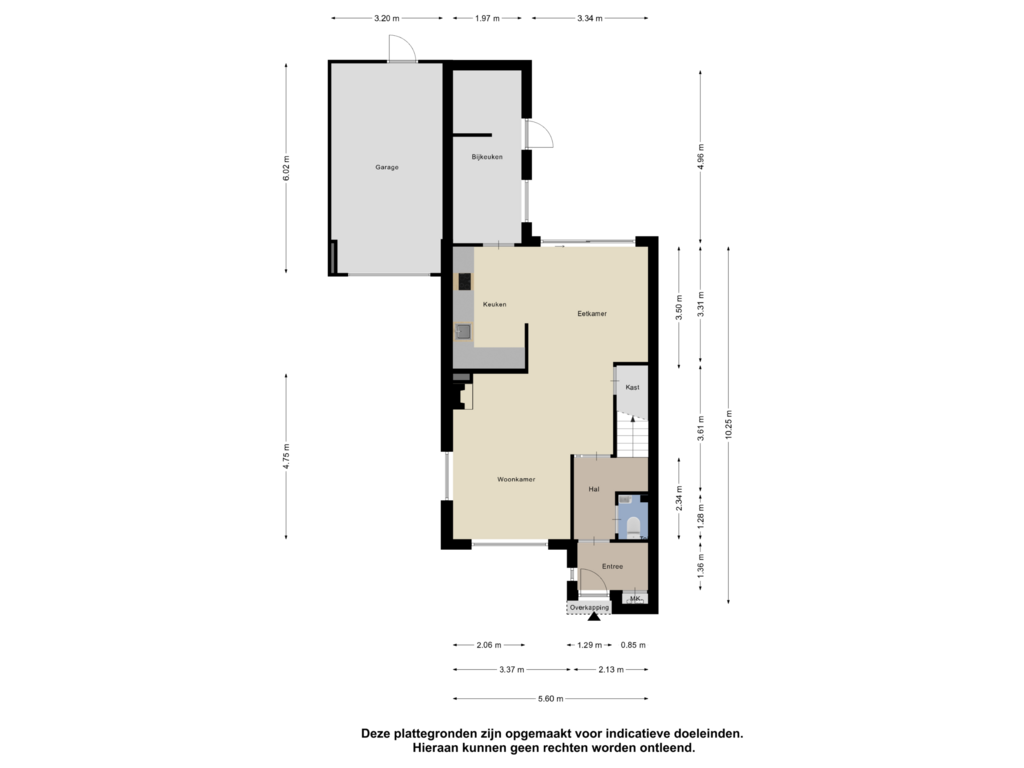 Bekijk plattegrond van Begane Grond van Vicarije 15