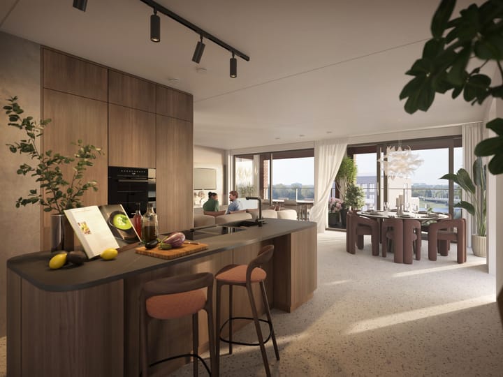 Foto van 4-kamer appartement Portiekflat