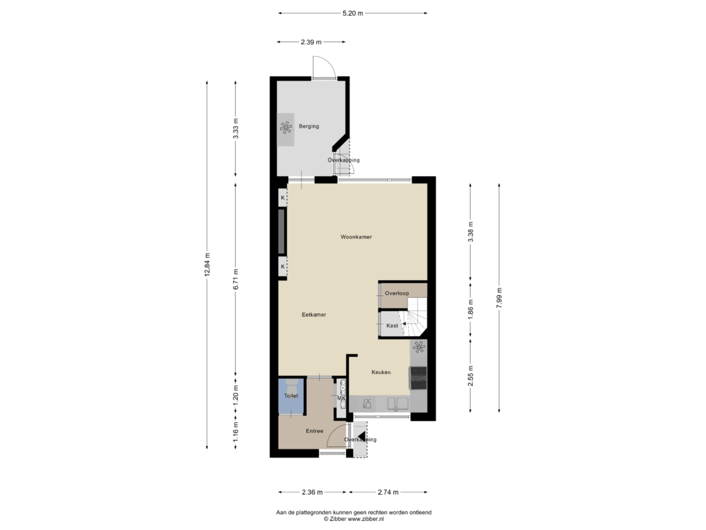 Bekijk plattegrond van Begane grond van Gootepad 14