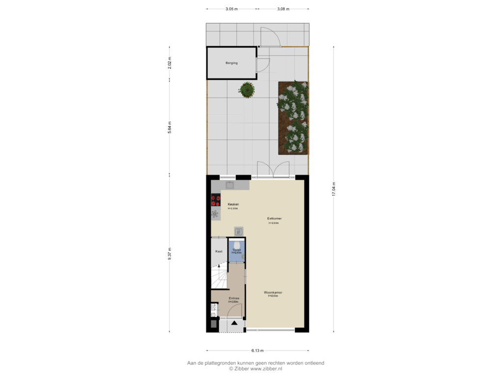 Bekijk plattegrond van Begane grond_Tuin van Mr G Groen van Prinstererlaan 1-G