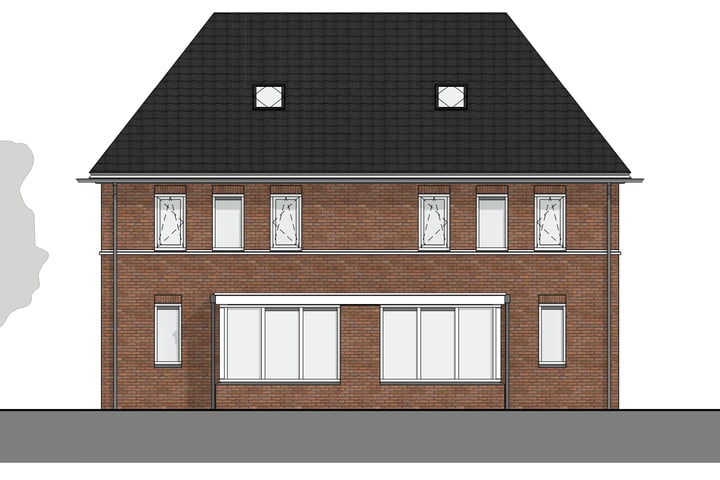 Bekijk foto 2 van 2 onder 1 kapwoningen (Bouwnr. 2)