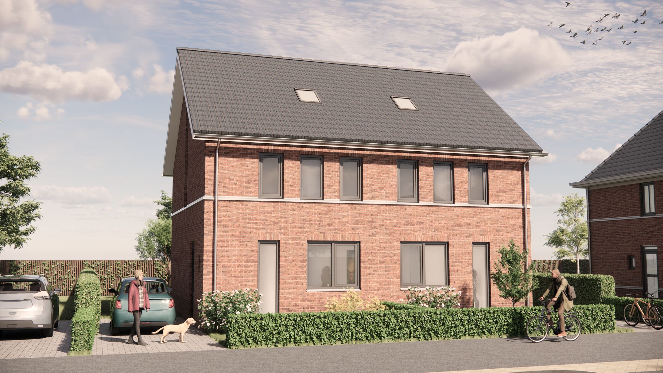 2 onder 1 kapwoningen (Bouwnr. 4)