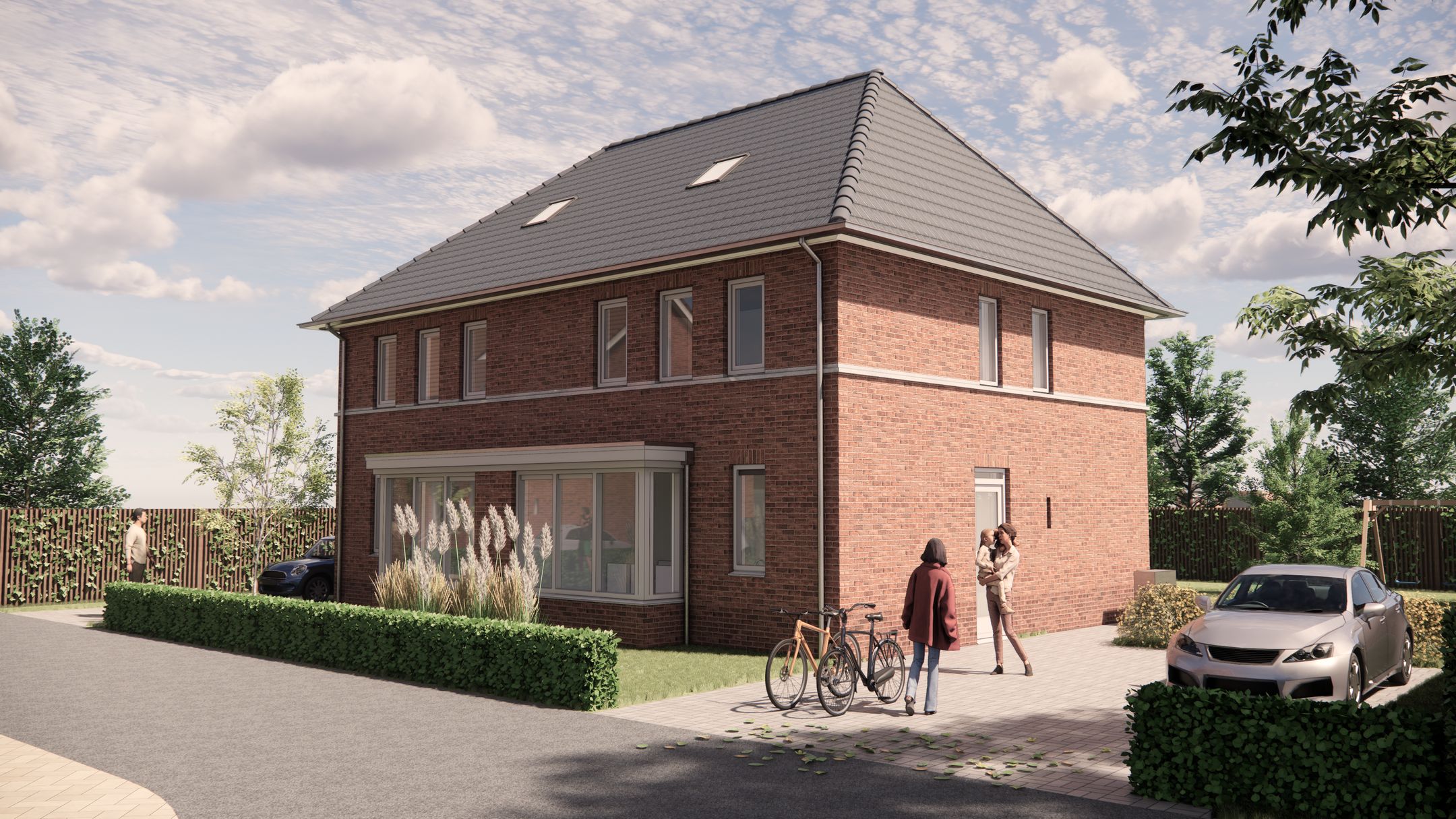 2 onder 1 kapwoningen (Bouwnr. 1)