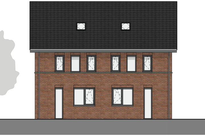 Bekijk foto 2 van 2 onder 1 kapwoningen (Bouwnr. 4)