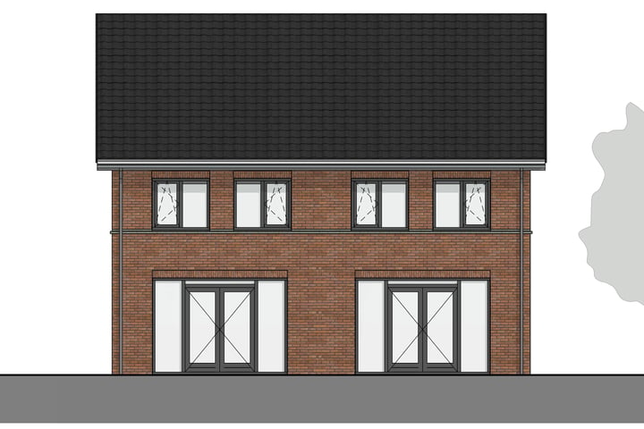 Bekijk foto 4 van 2 onder 1 kapwoningen (Bouwnr. 4)