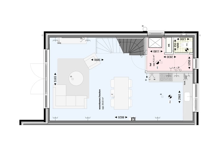 Bekijk foto 9 van 2 onder 1 kapwoningen (Bouwnr. 4)