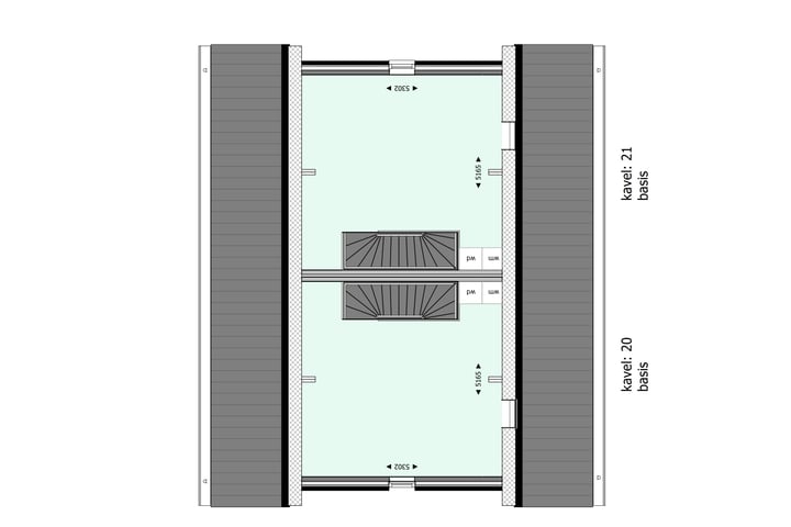 Bekijk foto 9 van 2 onder 1 kapwoningen (Bouwnr. 20)