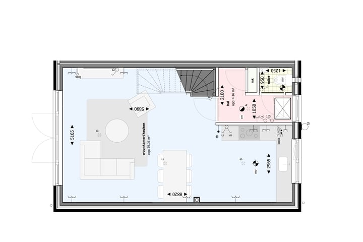 Bekijk foto 10 van 2 onder 1 kapwoningen (Bouwnr. 20)