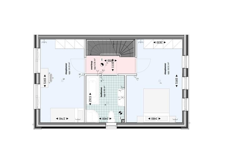 Bekijk foto 11 van 2 onder 1 kapwoningen (Bouwnr. 20)