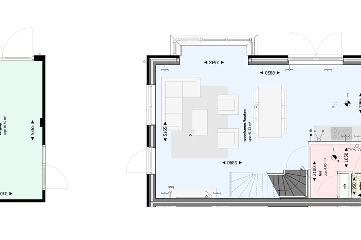 Bekijk foto 13 van 2 onder 1 kapwoningen (Bouwnr. 20)